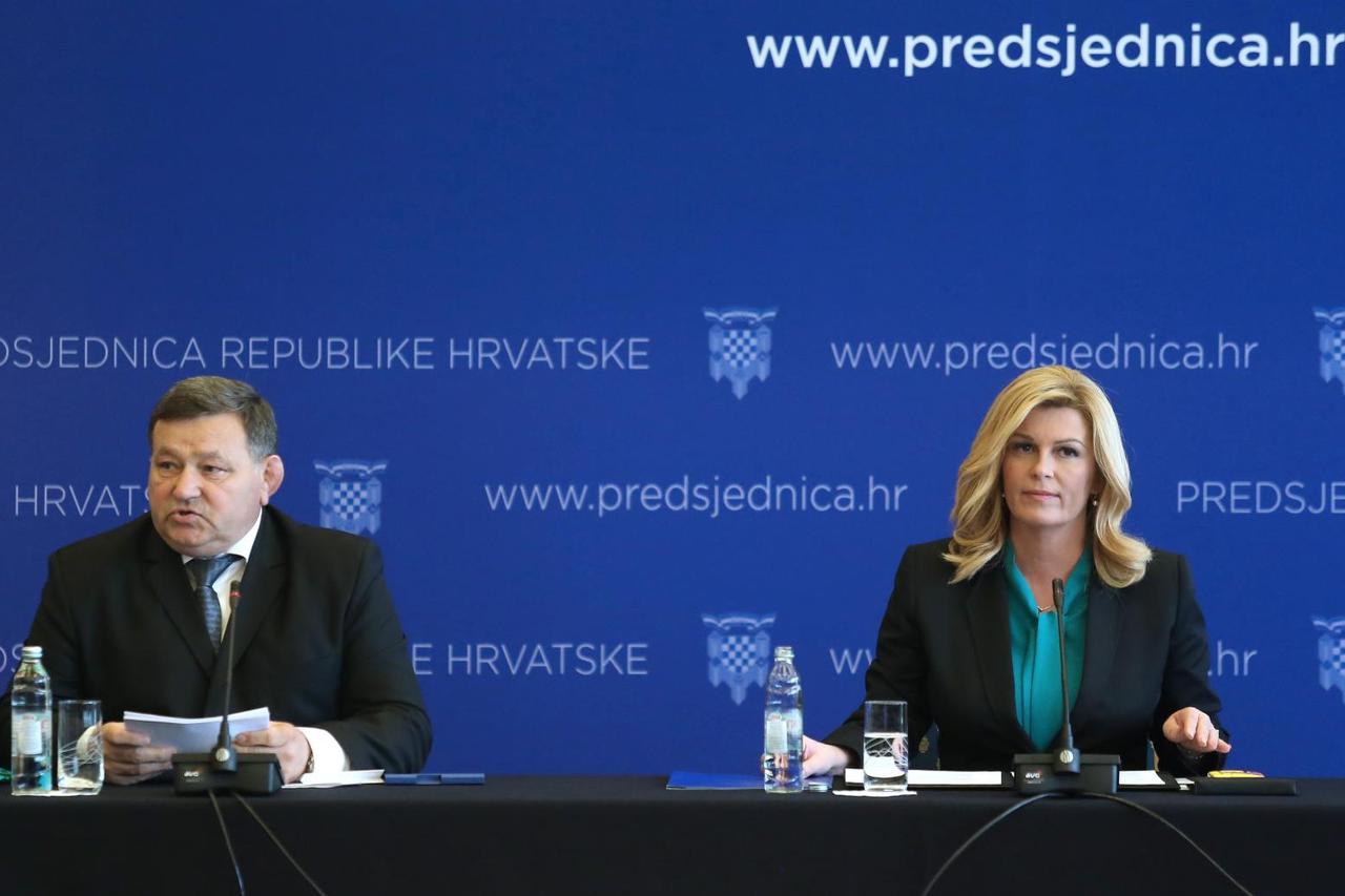 Zagreb: Predsjednica sudjelovala na 10. sjednici Vijeća za domovinsku sigurnost
