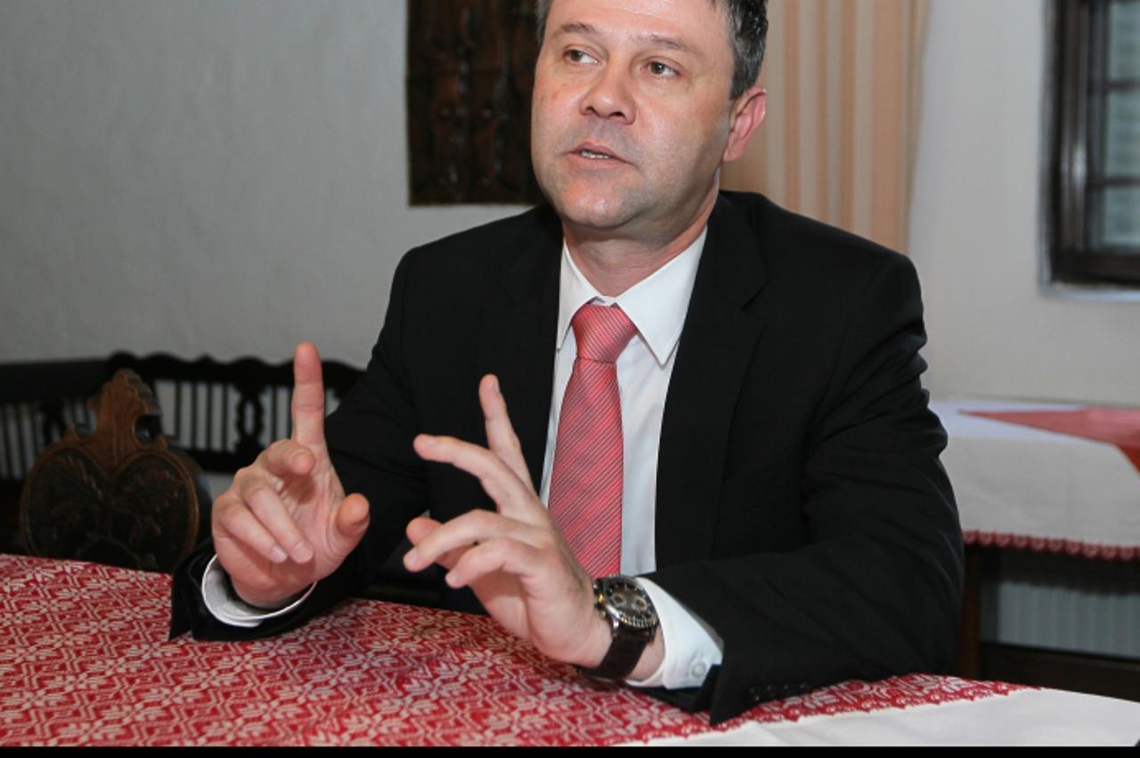 '25.04.2011., Koprivnica - Miroslav Vitkovic, predsjednik uprave prehrambene kompanije Podravka. Photo: Marijan Susenj/PIXSELL'