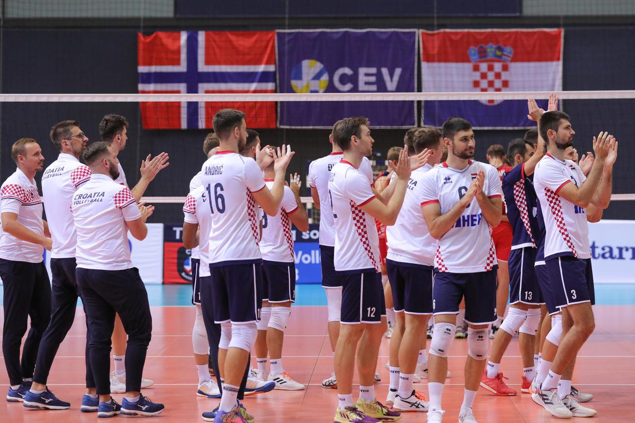Osijek: Kvalifikacijska utakmica za Europsko prvenstvo u odbojci, Hrvatska - Norveška