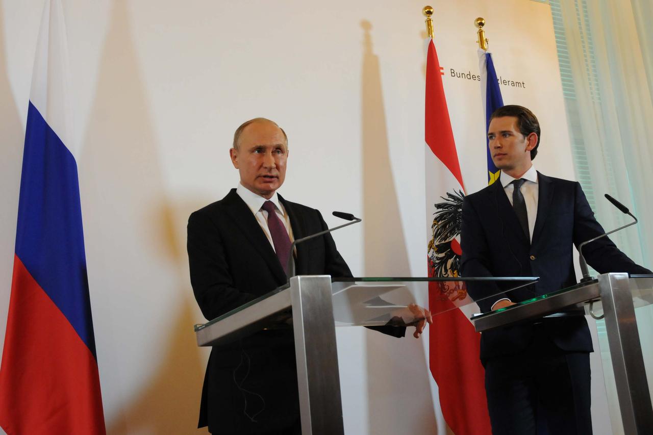 Putin u Austriji tražio ukidanje europskih sankcija 