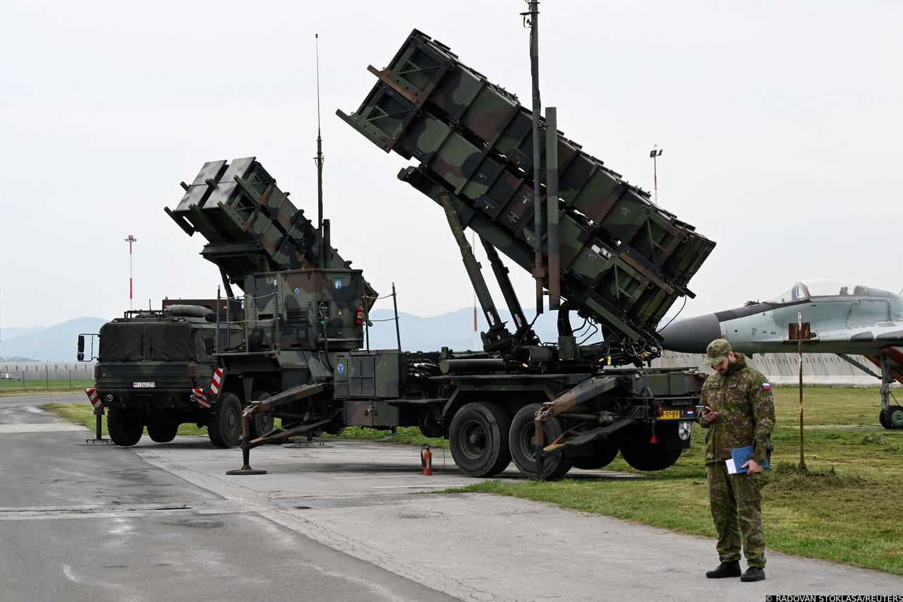 FILE PHOTO: Patriot missile defence system is seen at Sliac Airport, near Zvolen