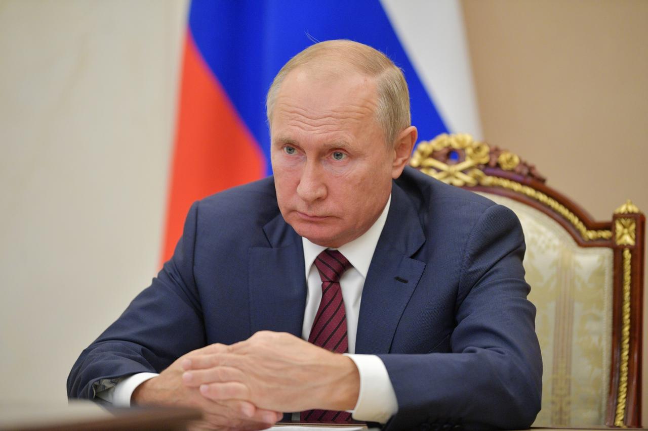 Russian President Putin meets with Tula Region Governor Dyumin