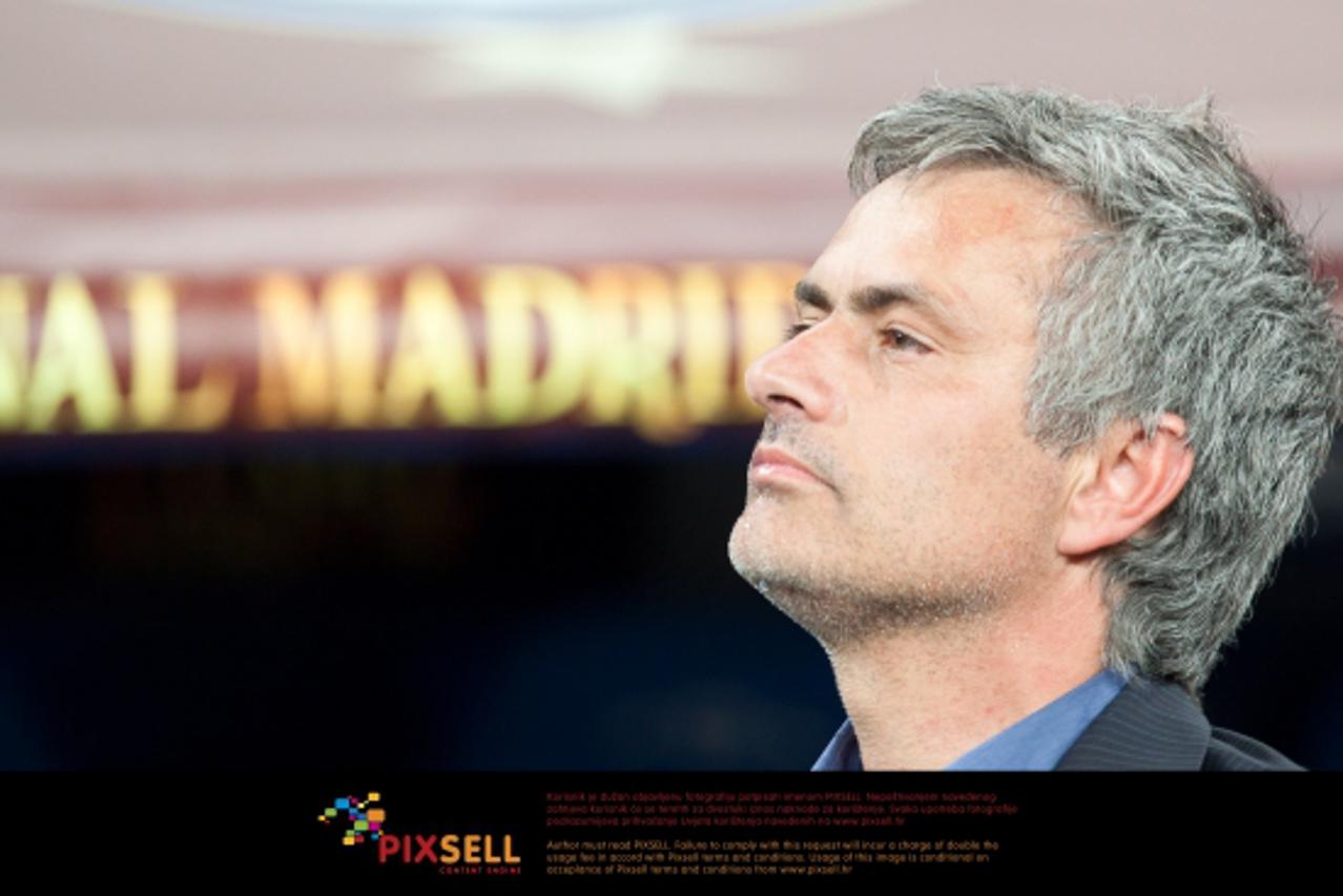 'Inter Milan\'s Manager Jose Mourinho reflecting on the beating the Bayern Munich 2:0 in the Champions League Final  Madrid, 22.05.2010, UEFA Champions League FINALE, Saison 09/10, FC Bayern Muenchen 