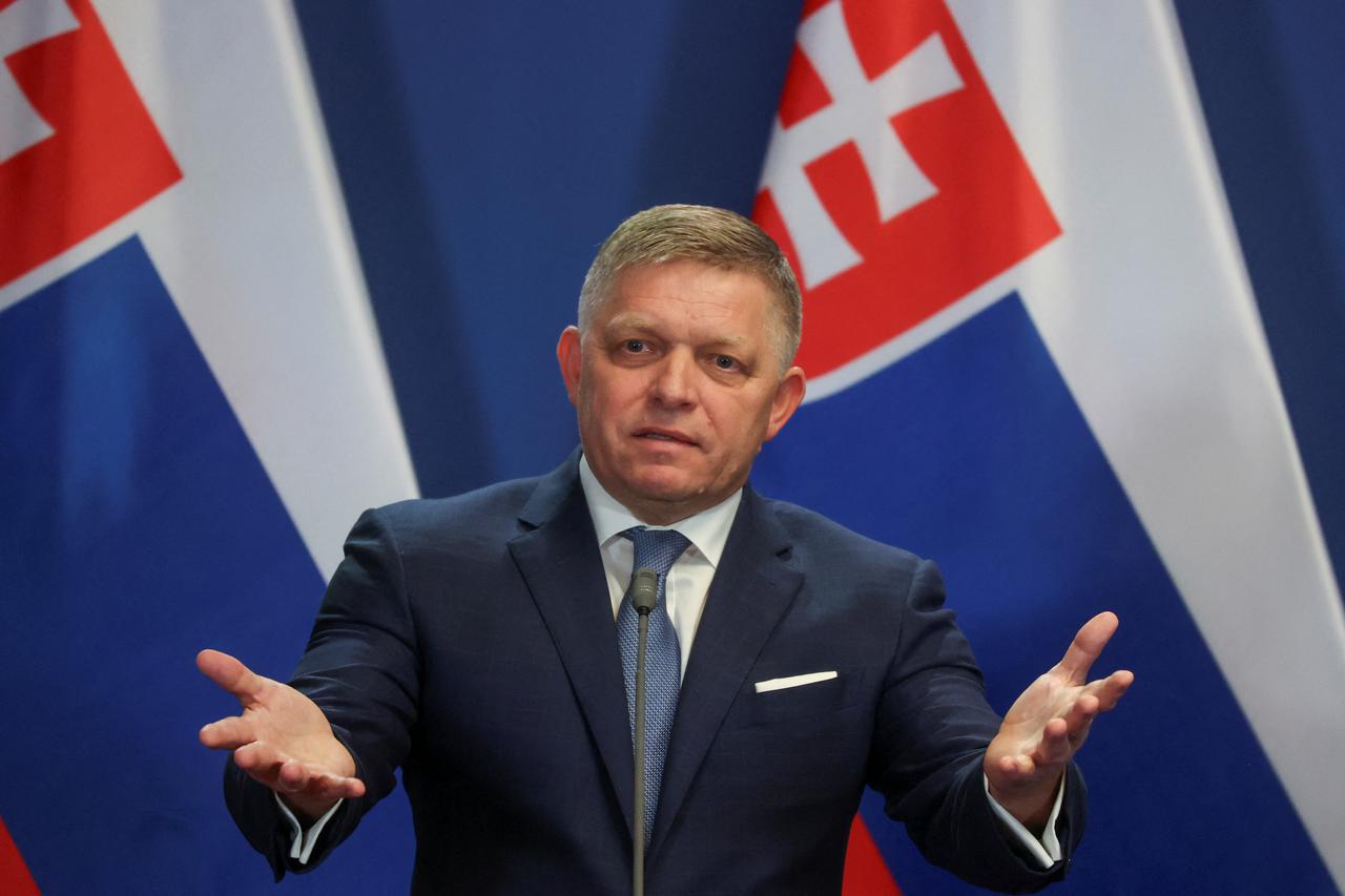Slovak PM Fico and Hungarian PM Orban hold a joint press conference in Budapest