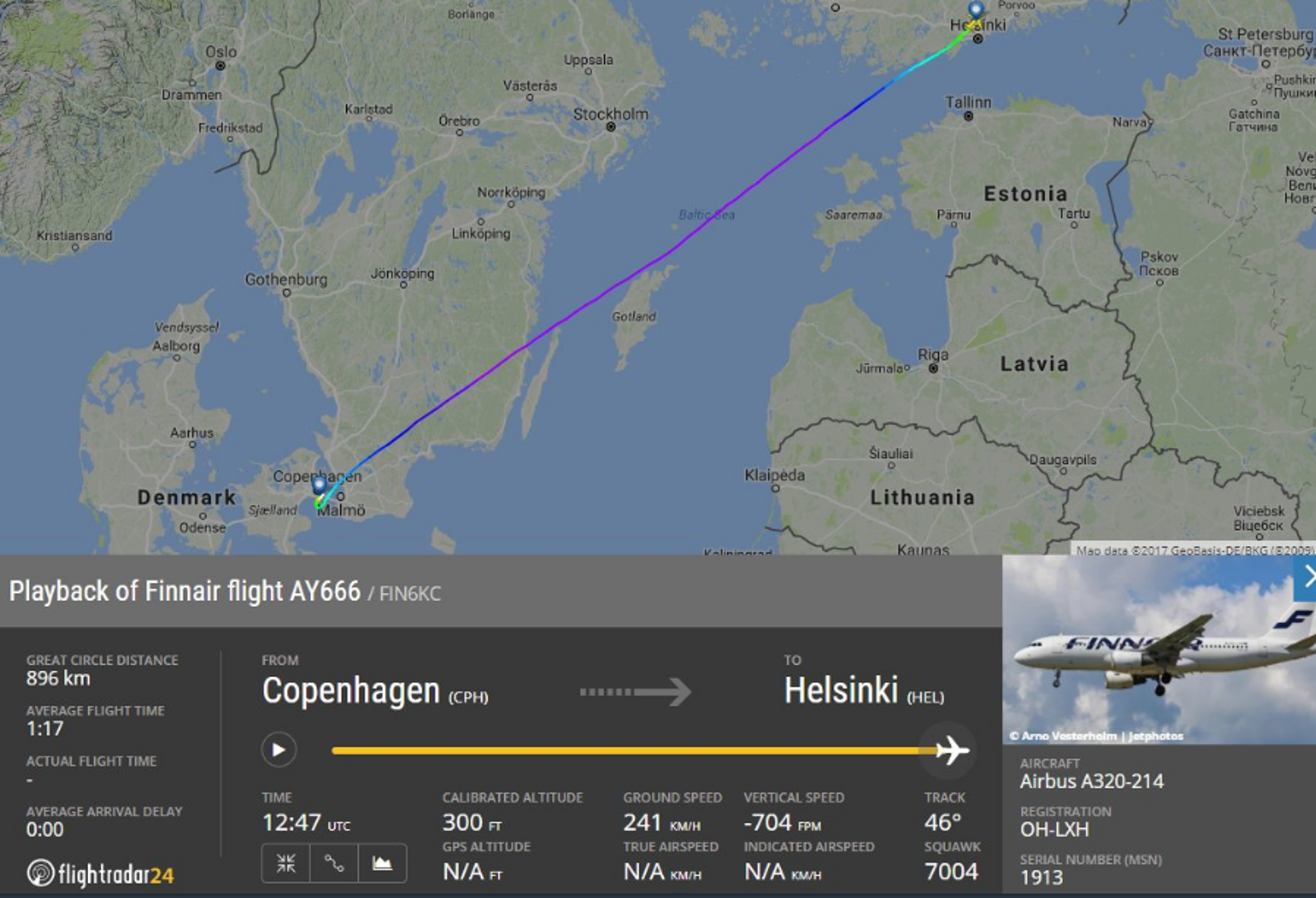 Unatoč činjenici da su se poklopili petak 13. i zlokobni broj 666, let AY666 kompanije Finnair bio je gotovo popunjen.

