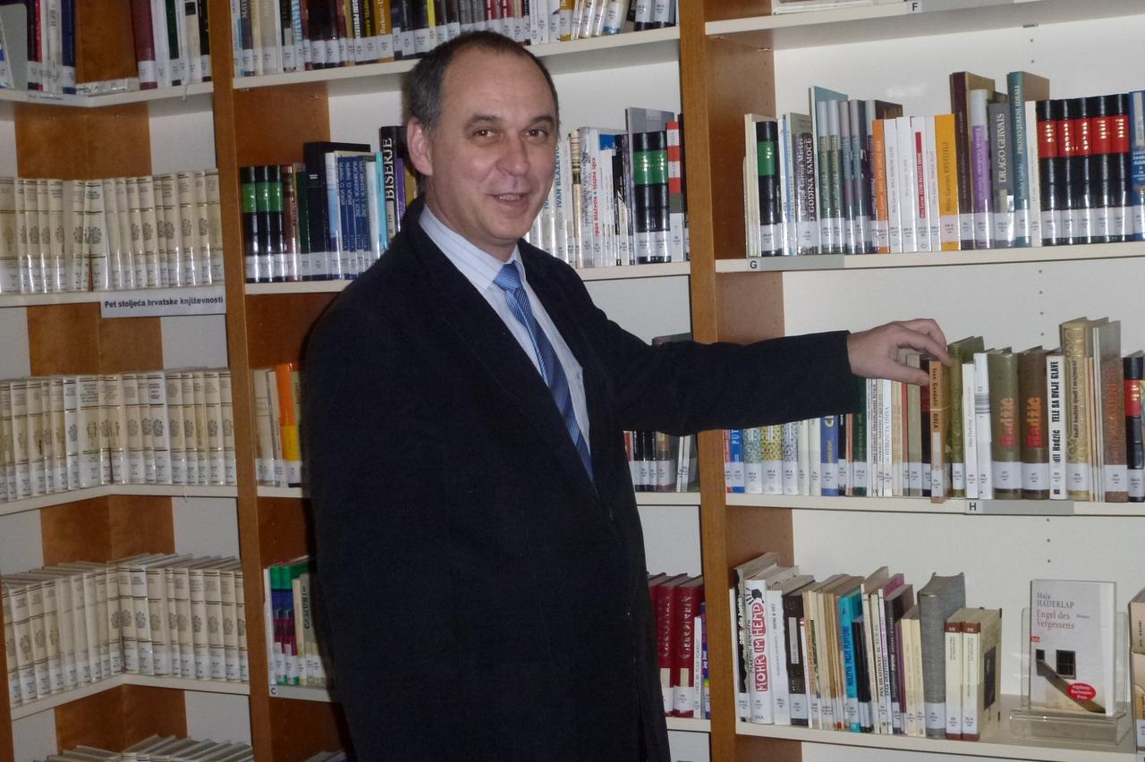 Zorislav Lukić u Hrvatskoj knjižnici u Beču