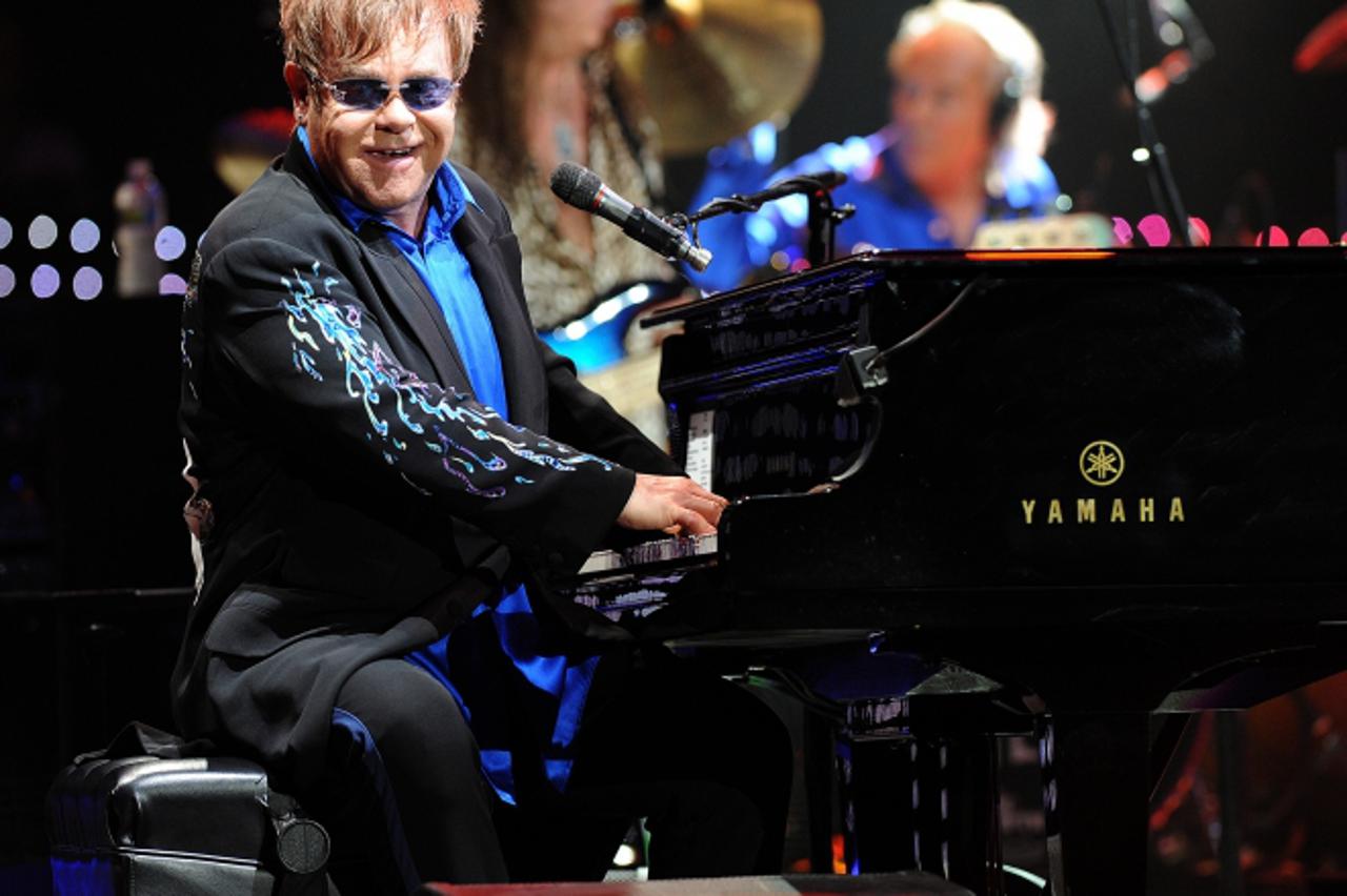 'Elton John \'Greatest Hits Live\' concert tour stop at the Ted Constant Center, Virginia, USA.  Photo: Press Association/Pixsell'