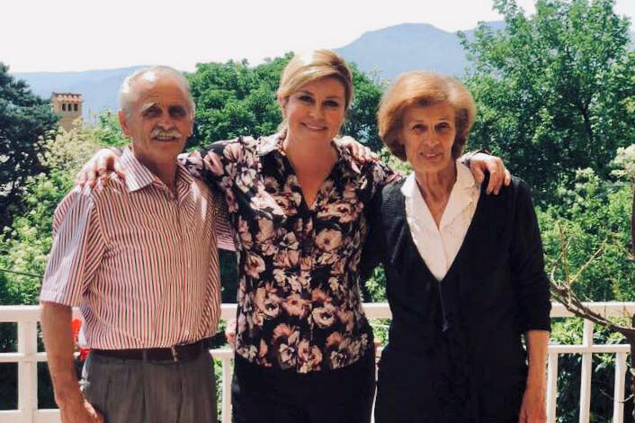 Predsjednica Kolinda Grabar-Kitarović s roditeljima
