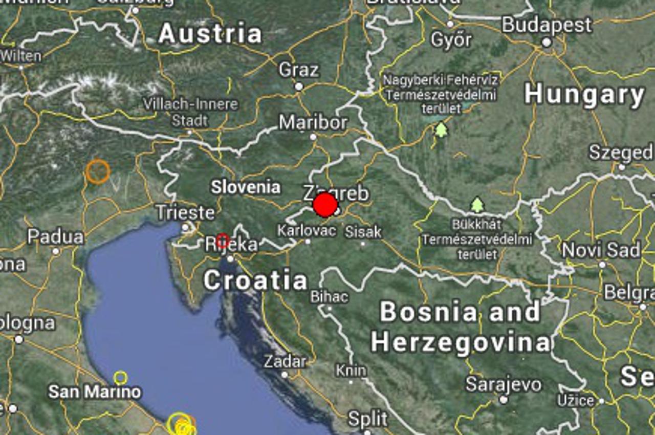 potres u Zagrebu