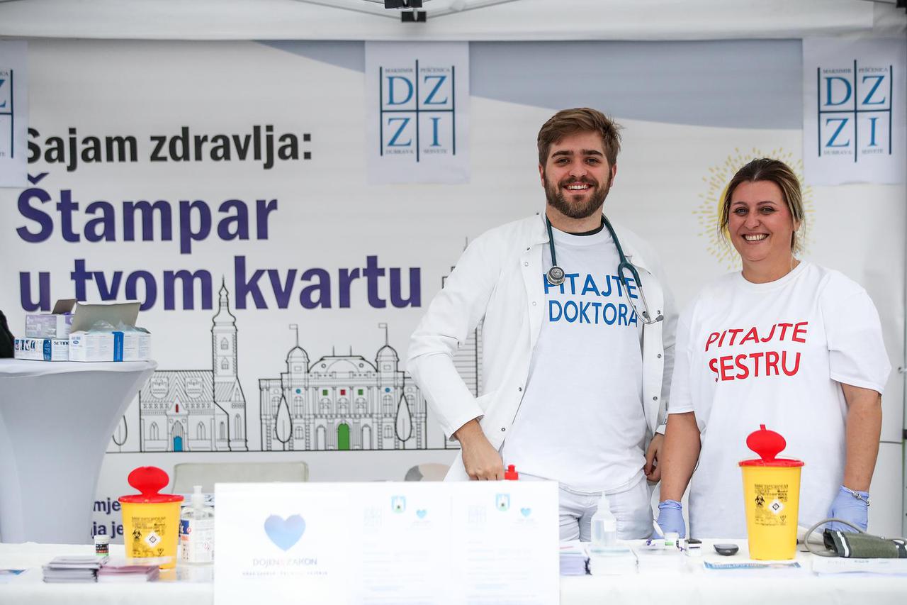 Zagreb: Održan "Sajam zdravlja Štampar u tvom kvartu Sesvete"