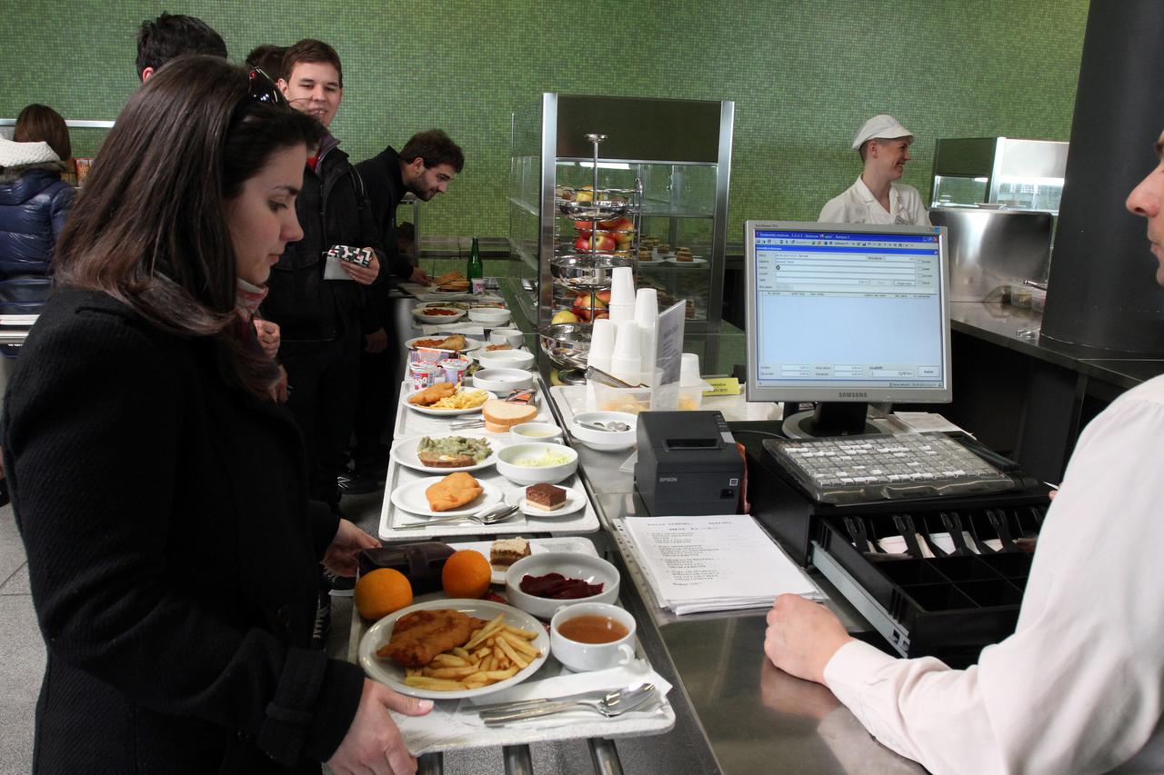 04.04.2013. Rijeka - Studentski restoran u sveucilisnom Kampusu na Trsatu. Photo: Goran Kovacic/PIXSELL