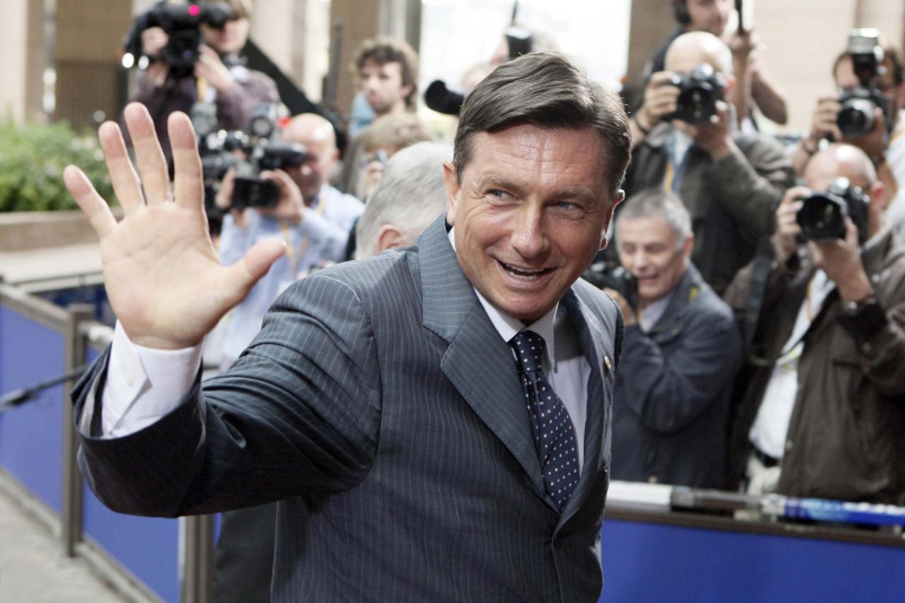 'Slovenia's Prime Minister Borut Pahor arrives at a European Union leaders summit in Brussels June 23, 2011. EU heads of states and government are expected to take decision at their gathering in Brus