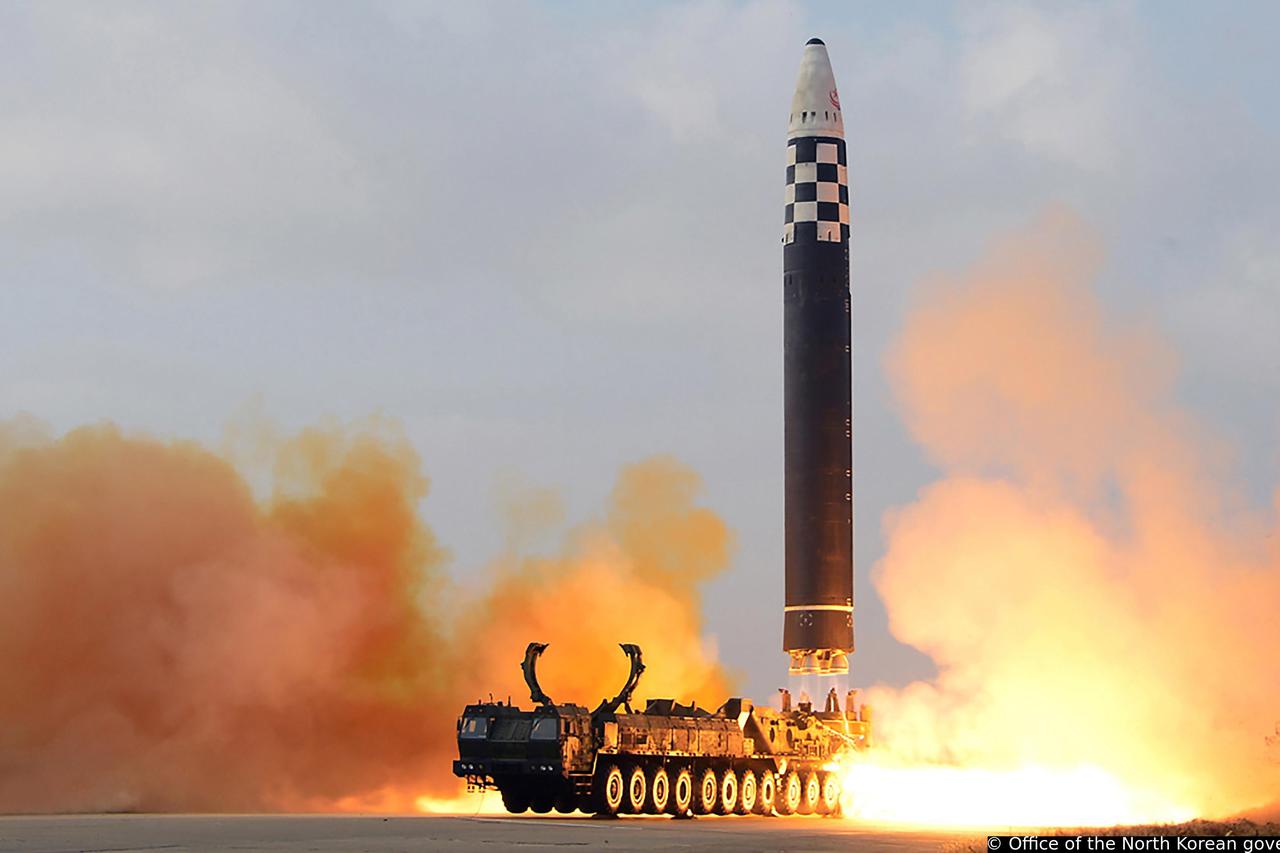 North Korean Leader Kim Jong Inspects Intercontinental Ballistic Missile