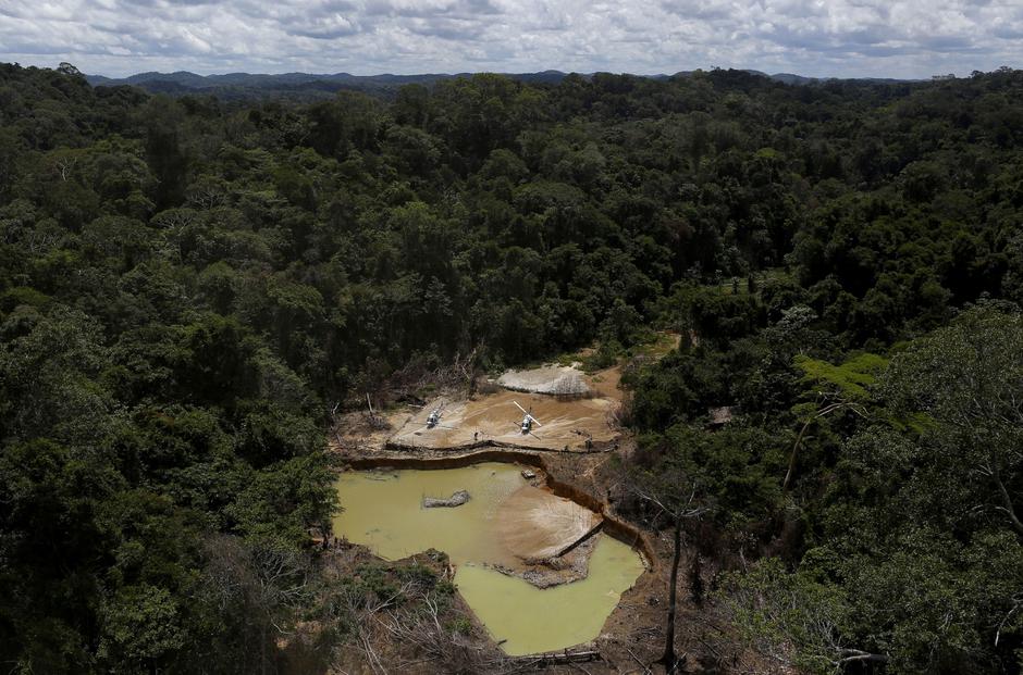 Ilegalni rudnik zlata u srcu amazonske prašume