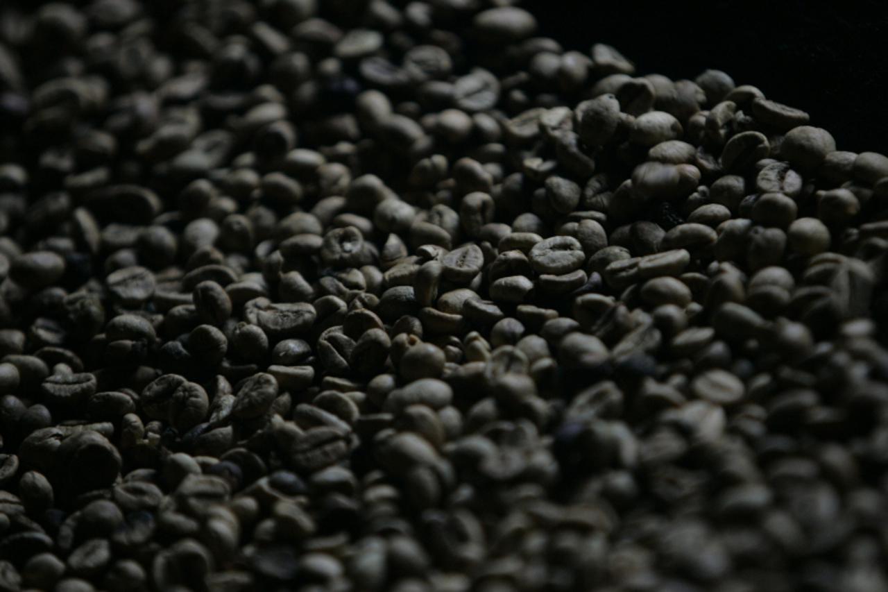 'Coffee powder is seen at Kim Guan Coffee Bean Factory in Malaysia\'s northern town of Georgetown November 5, 2010.  Kim Guan Coffee Bean Factory imports coffee beans from Indonesia and produces 24 kg