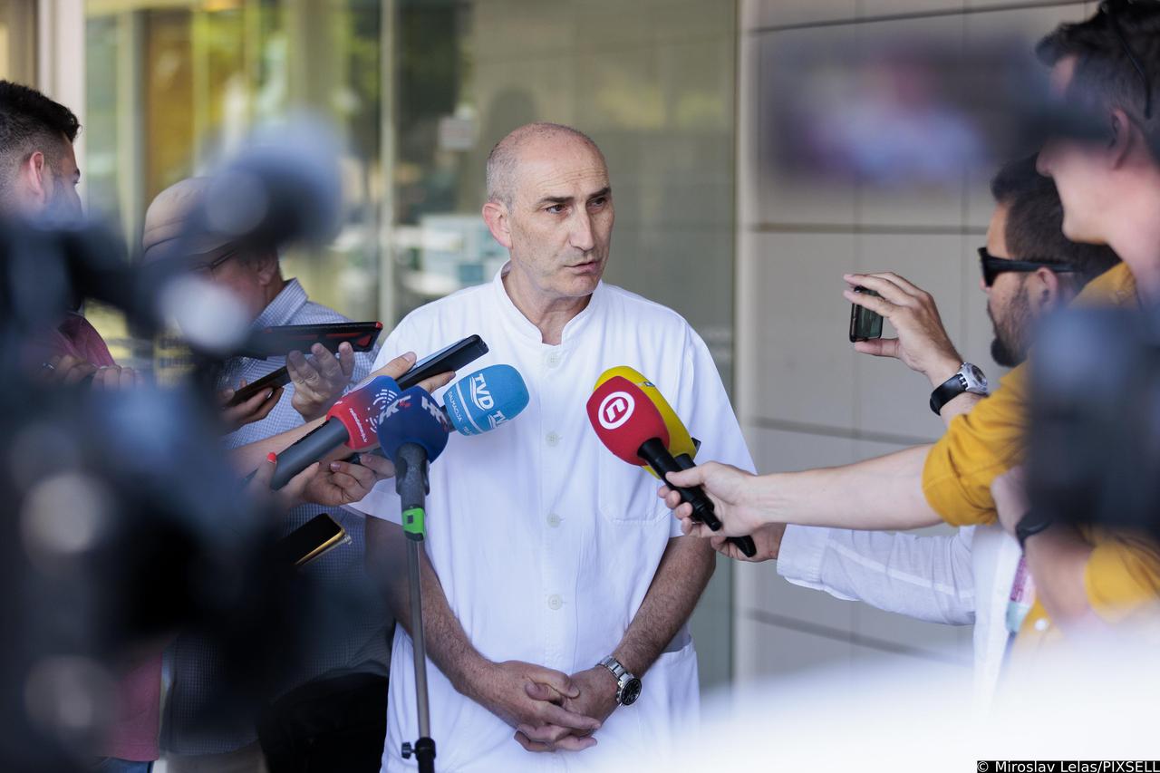 Split:  Marko Dražen Mimica dao je izjavu o porodu četvorki u splitskom rodilištu