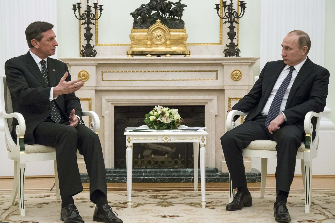 Borut Pahor i Vladimir Putin
