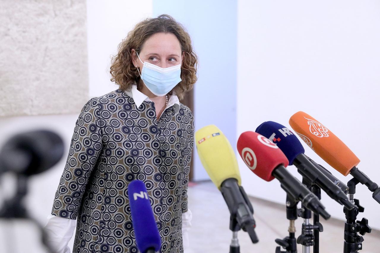 Zagreb: Ministrica Nina Obuljen Koržinek o postupanju Vlade oko Fonda solidarnosti EU-a
