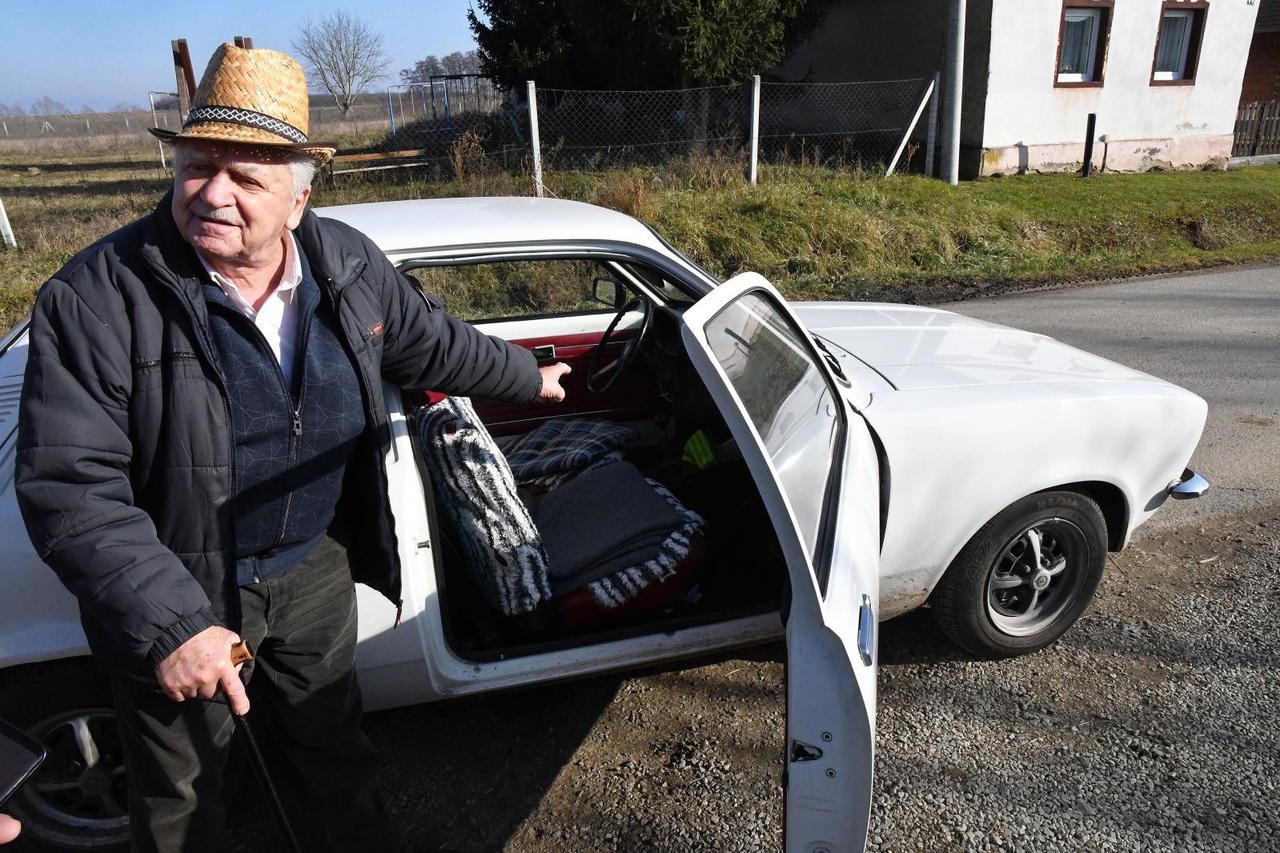 Požega: Zdravko Thür vlasnik je starog Opel Kadetta iz davnih sedamdesetih godina