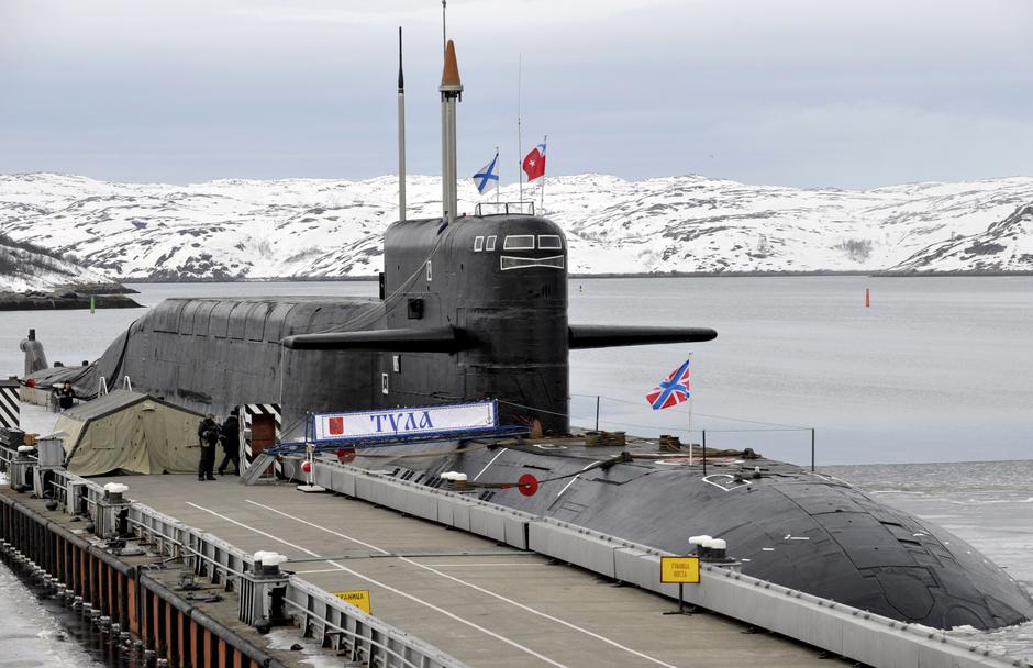 Drills aboard K-114 Tula nuclear submarine