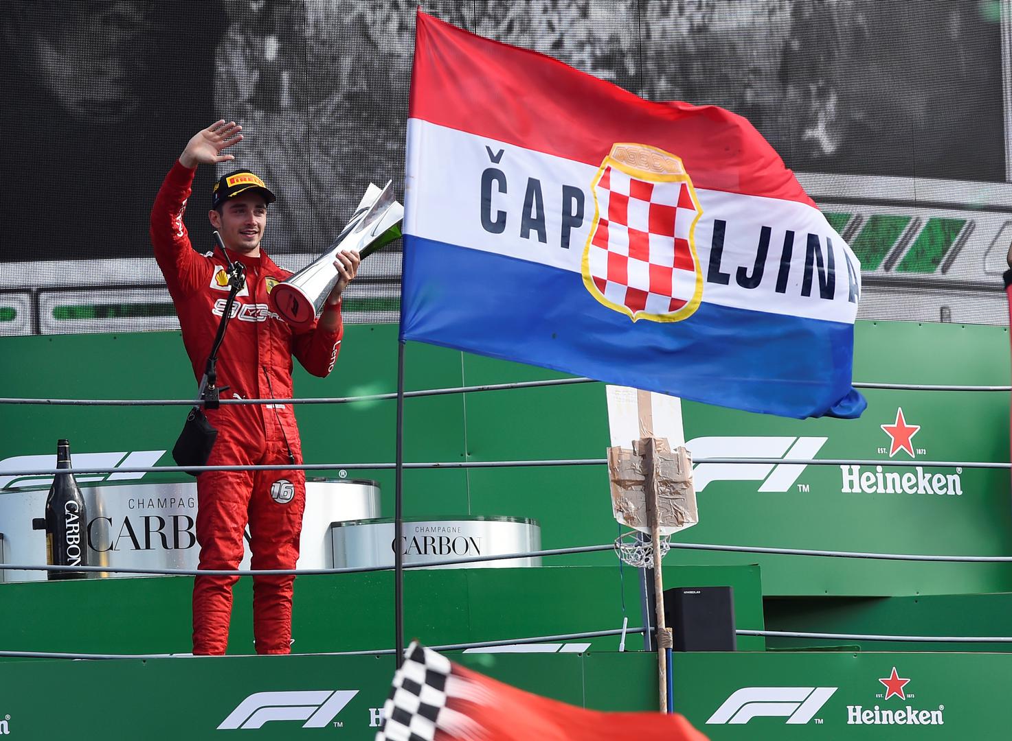 Monegaški vozač Charles Leclerc ostvario je drugu uzastopnu pobjedu u utrkama Svjetskog prvenstva formule 1, a njegov trijumf u Monzi ujedno je bila prva je Ferrarijeva pobjeda na 'domaćoj utrci' od 2010. godine.