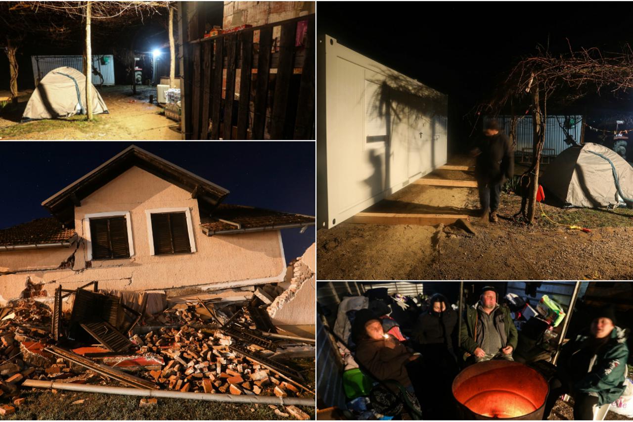 Život stanovnika sela Prekopa koji su ostali bez svojih kuća u potresu