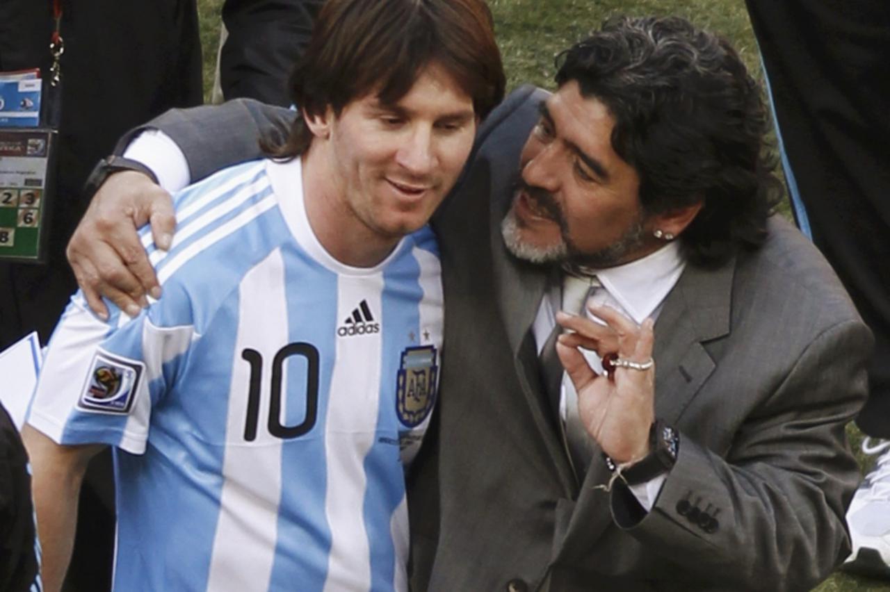 Diego Maradona Lionel Messi