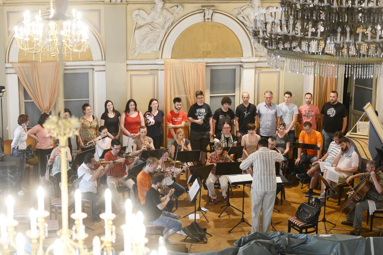 09.06.2015., Kazaliste, Varazdin - Proba opere Hipohondrijakus u Koncertnoj dvorani HNK.  Photo: Marko Jurinec/PIXSELL