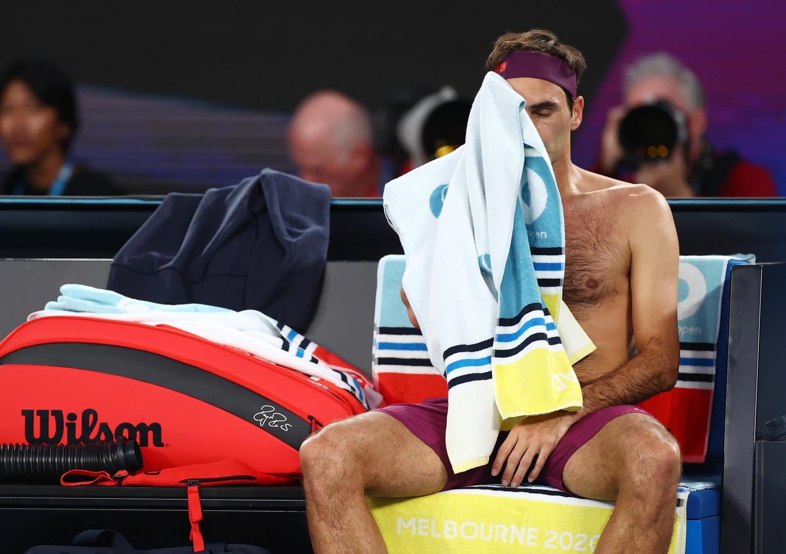 Federer je tijekom turnira u Melbourneu imao velikih zdravstvenih problema, a zbog problema s leđima preskočio je jučerašnji trening