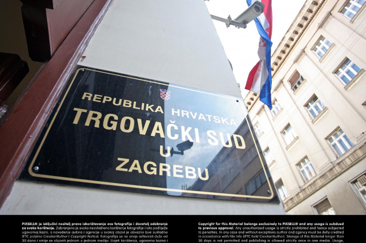 '04.07.2013., Zagreb - Ulaz u trgovacki sud. Photo: Borna Filic/PIXSELL'