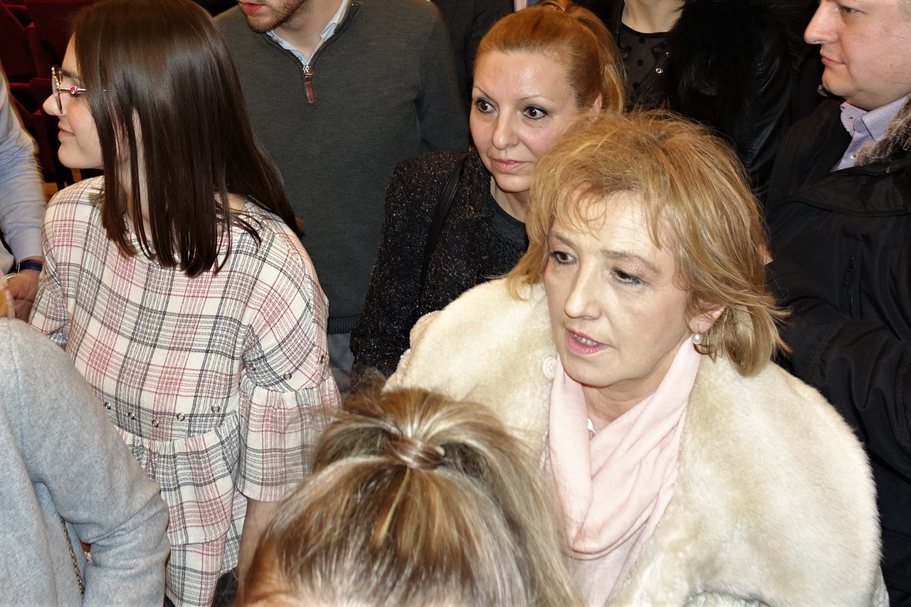 Jasminka Širola na skupu HDZ-a u Koprivnici potkraj veljače ove godine