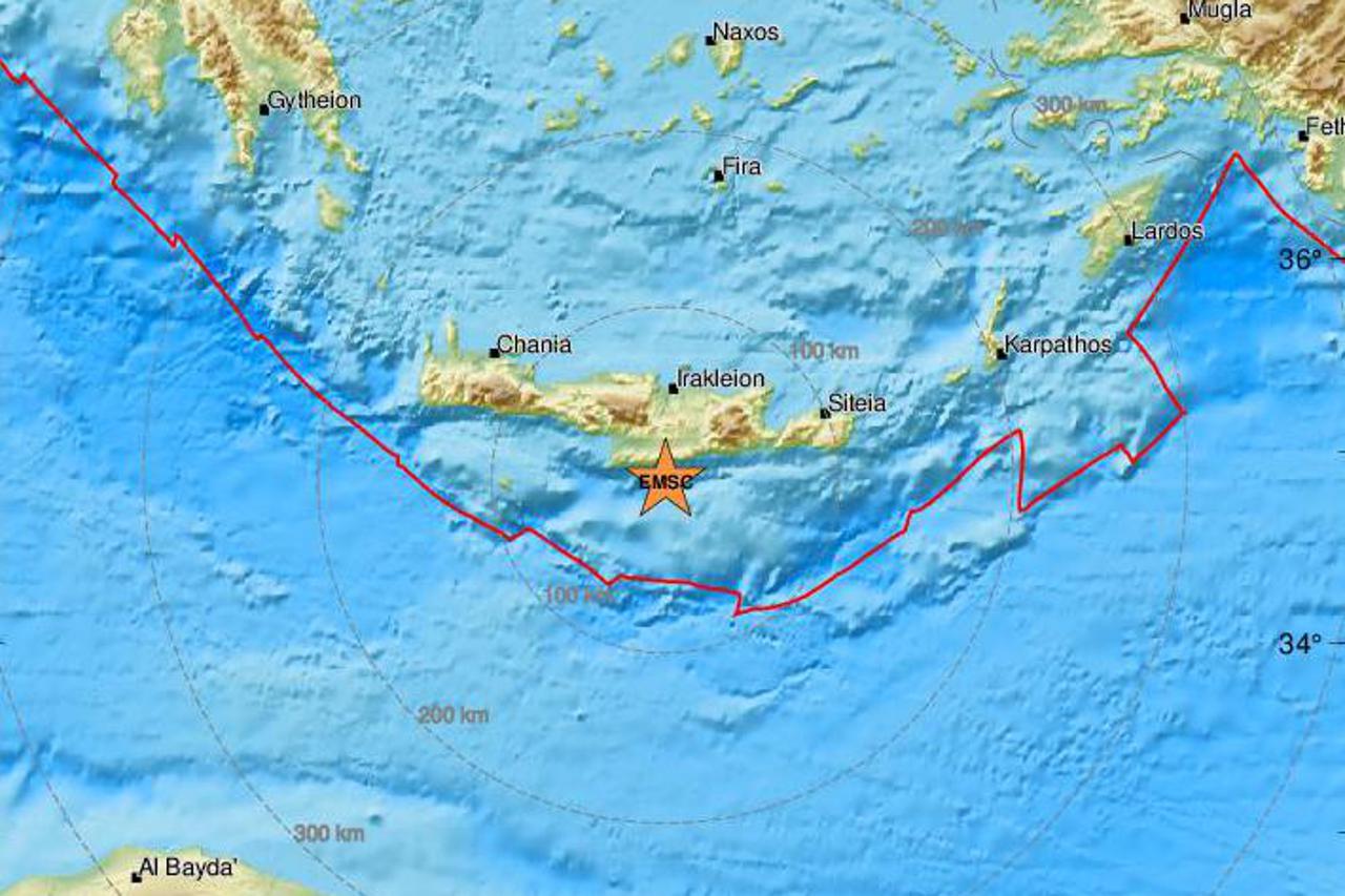 Potres - Kreta