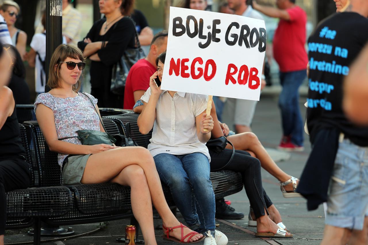 Rijeka: Prosvjed protiv uvođenja poreza na nekretnine