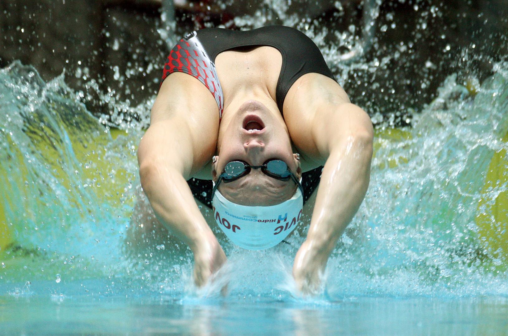 9. Sanja Jovanović, plivačica koja je postavila  više od 170 hrvatskih plivačkih rekorda u raznim dobnim kategorijama.