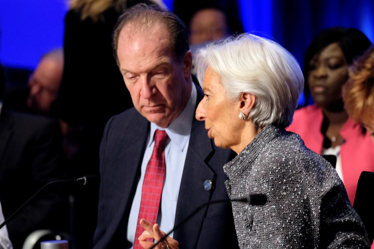 David Malpass i Christine Lagarde