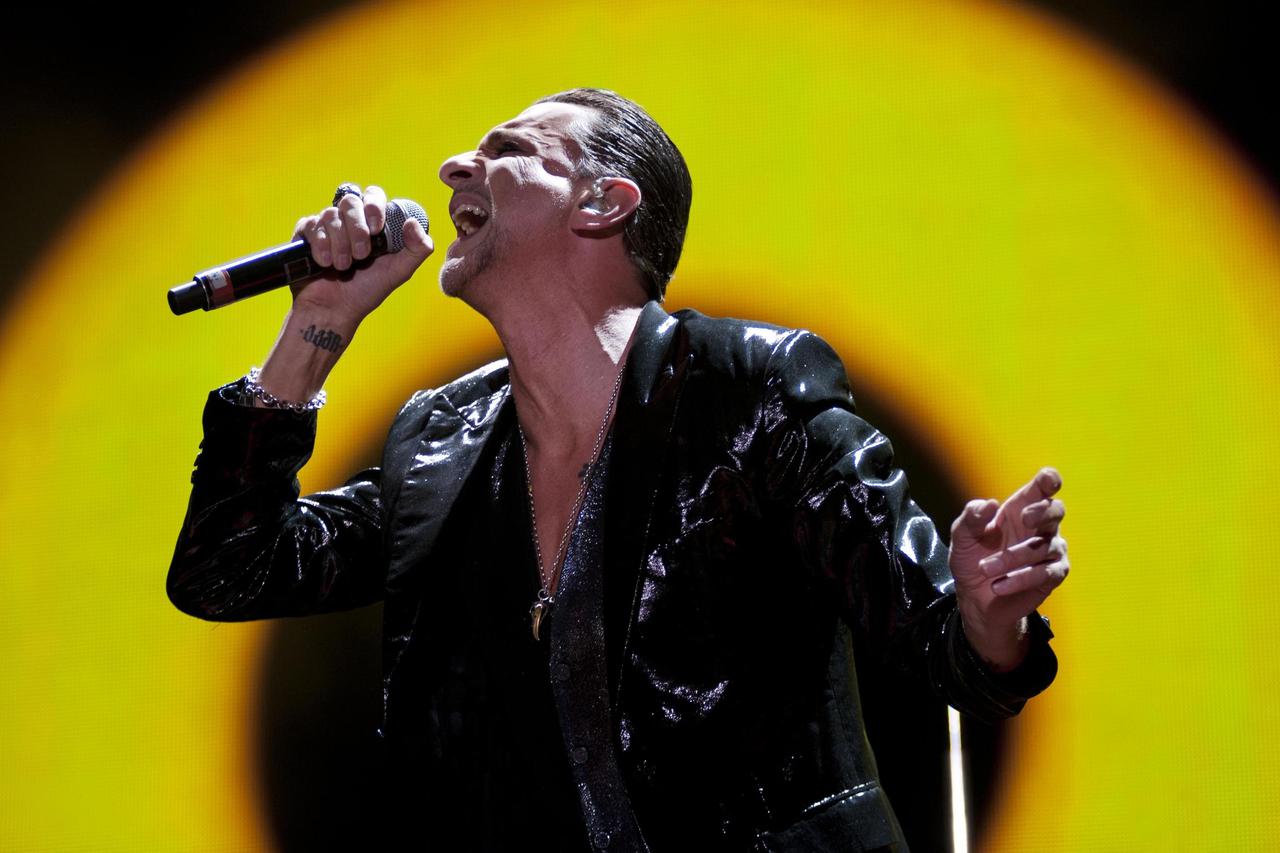 Depeche Mode in concert - Birmingham Dave Gahan of Depeche Mode performing live on stage at the LG Arena - BirminghamKatja Ogrin Photo: Press Association/PIXSELL
