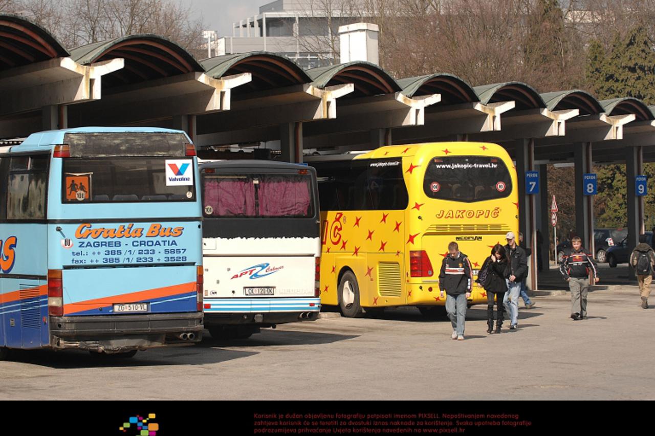 '13.03.2009., Cakovec, Hrvatska- Autobusni kolodvor u Cakovcu. Photo: Vjeran Zganec-Rogulja/Vecernji list'