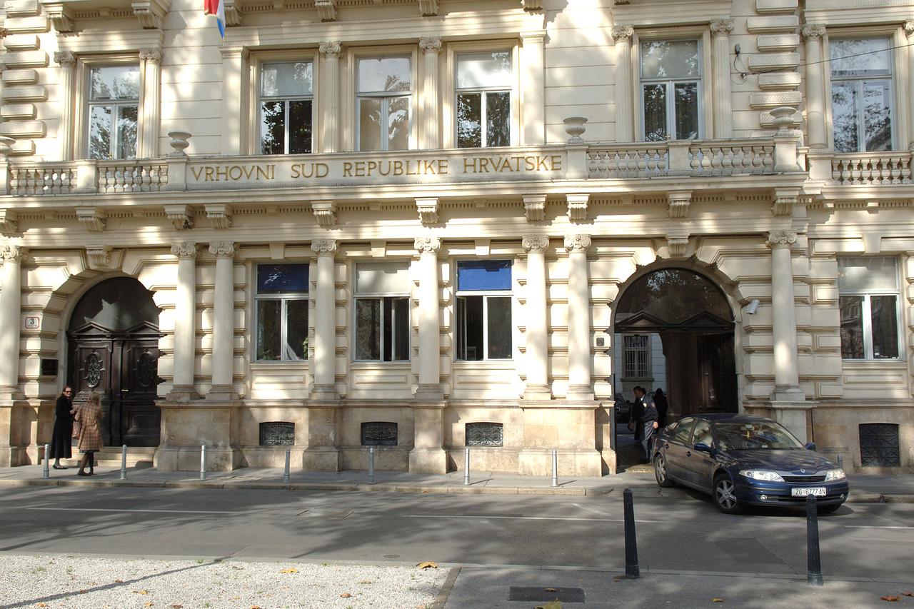 Zagreb: Zgrada Vrhovnog suda, ilustracija