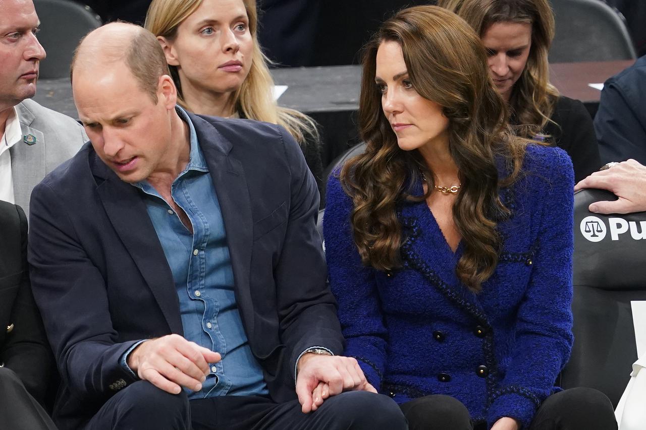 Kate Middleton i princ William dobro se zabavljali na košarkaškoj utakmici izme?u Boston Celticsa i Miami Heata