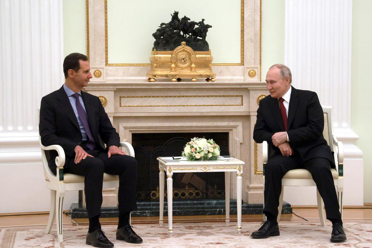 Russia's President Putin and Syria's President Assad meet in Moscow