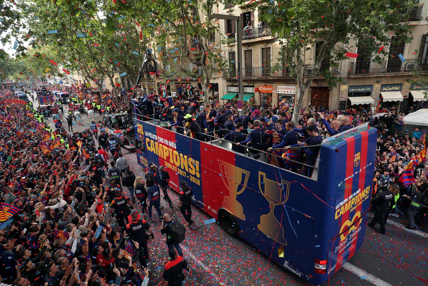 Pjesma nije izostala, a posebno je emotivno sve to bilo za Andresa Iniestu koji se na kraju sezone oprašta od Barcelone.