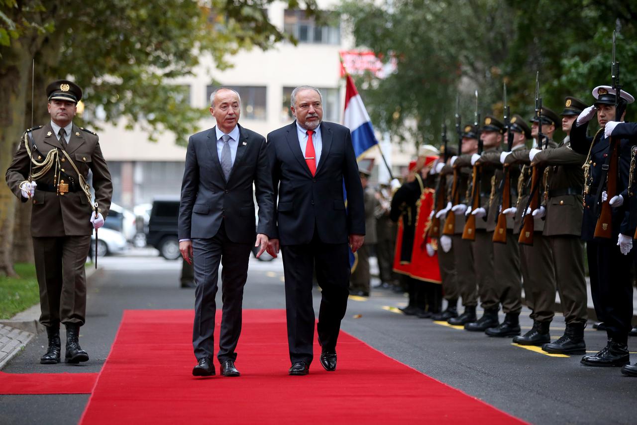 Ministar Krstičević primio u službeni posjet ministra obrane Izraela Avigdora Liebermana