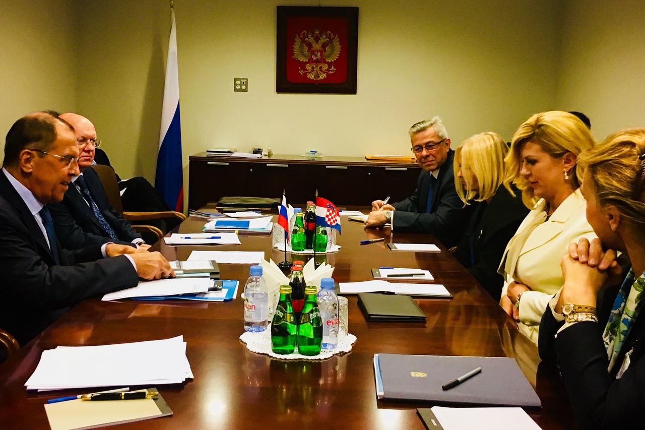 Sastanak Sergeja Lavrova i Kolinde Grabar-Kitarović