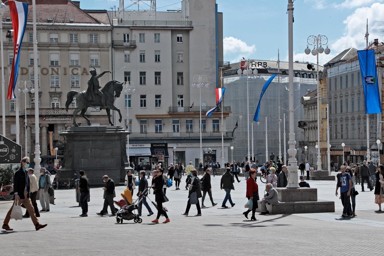 Zagreb: Atmosfera u centru grada