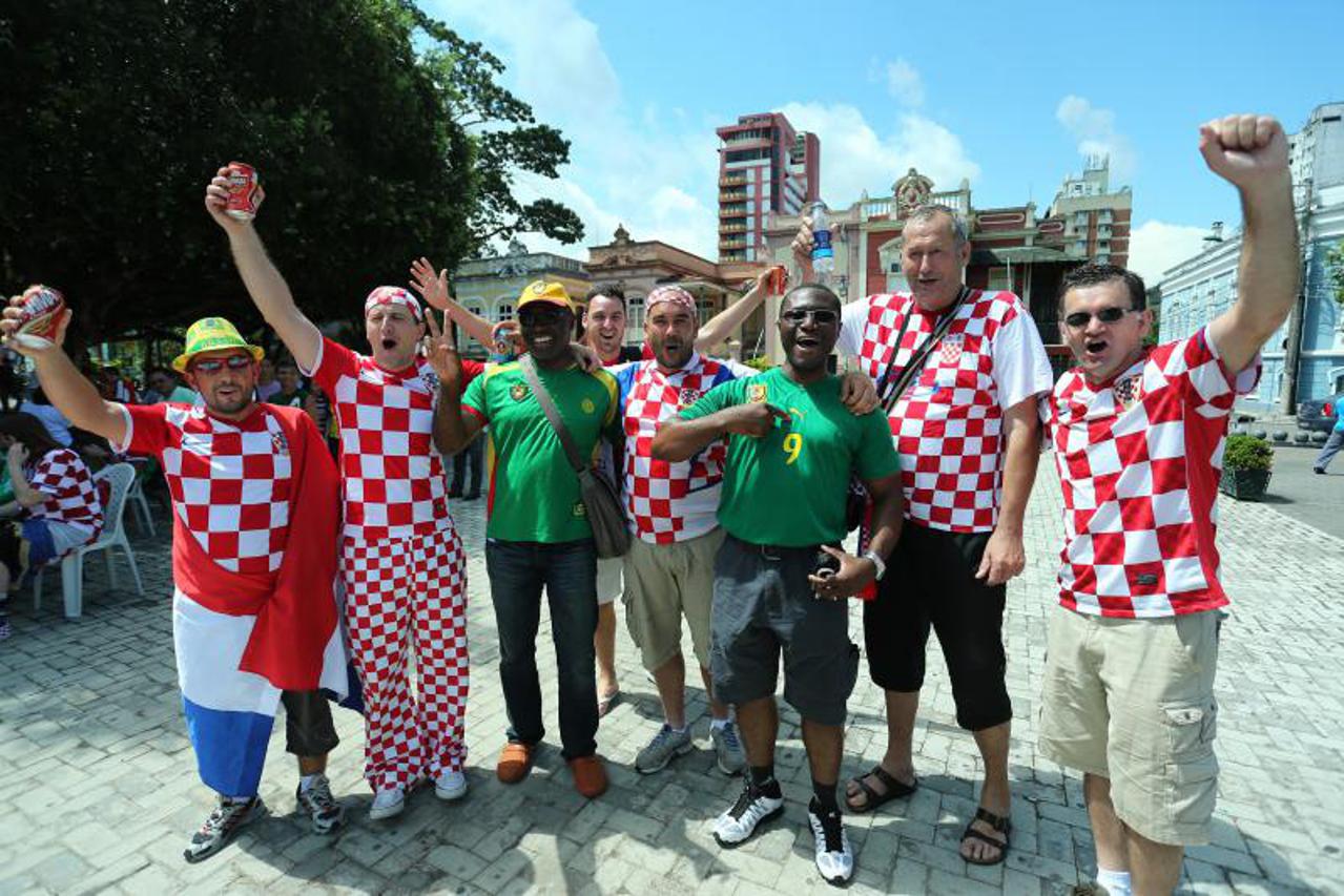 Hrvatski navijači u Manausu