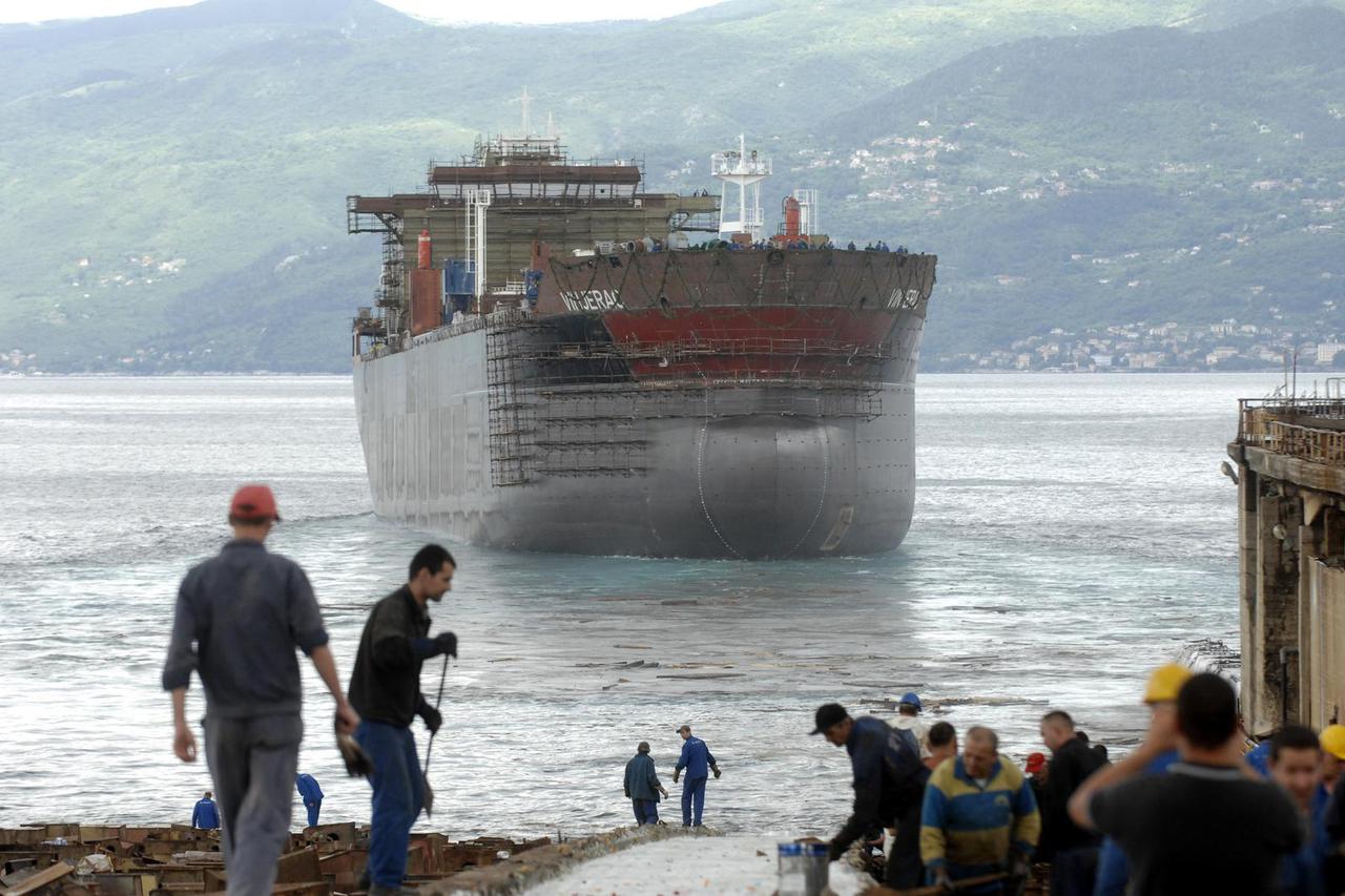 Rijeka: U more sve?ano porinut tanker Vinjerac