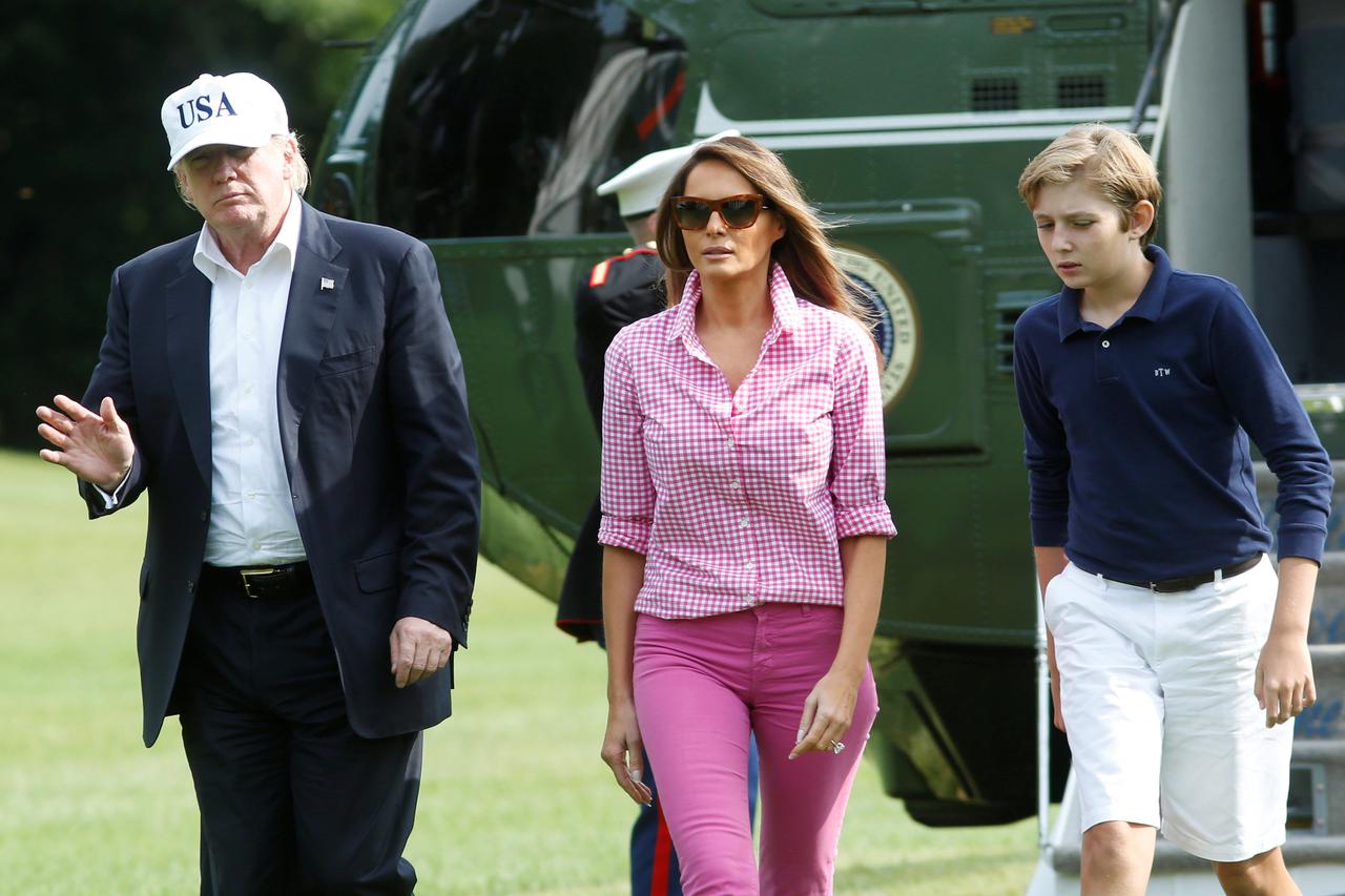 Melania Trump s obitelji