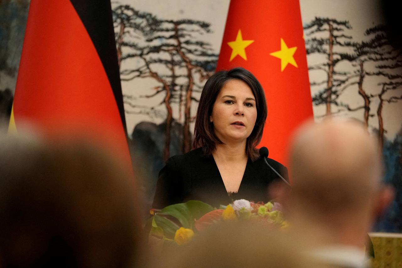 FILE PHOTO: German Foreign Minister Annalena Baerbock visits China