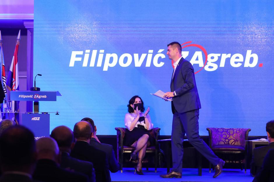 Kandidat za gradonačelnika Zagreba Davor Filipović predstavio program za nadolazeće izbore