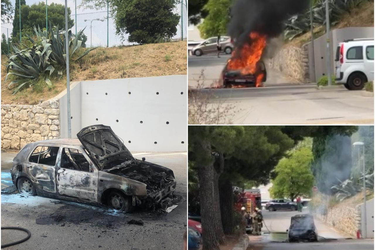 Izgorio auto u Splitu
